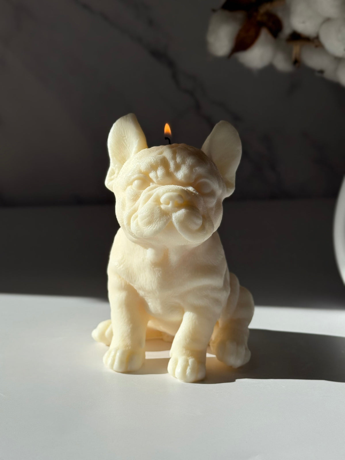 FRENCH BULLDOG candle