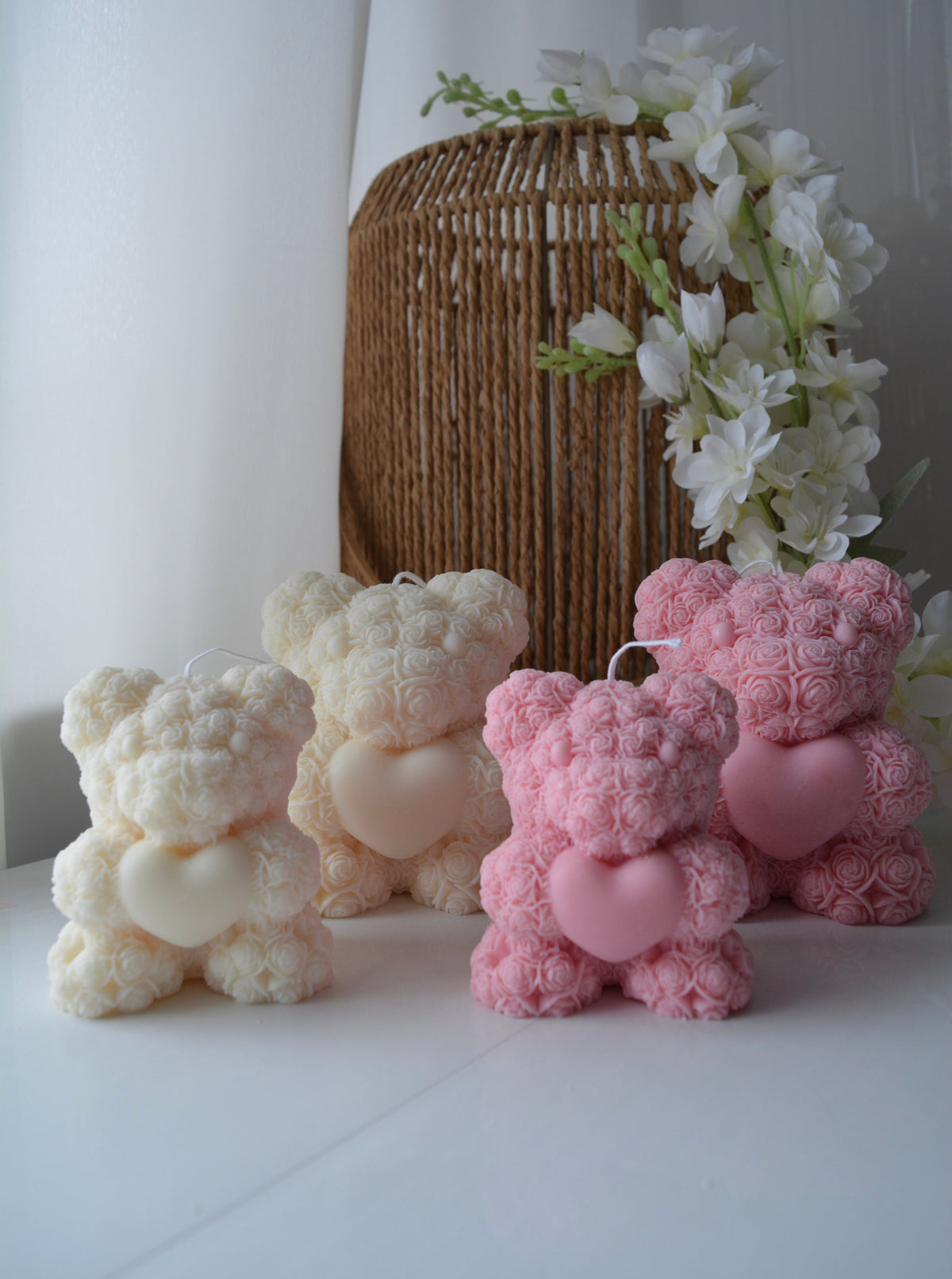 HEART BEAR candle