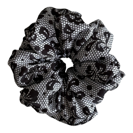 MIDNIGHT LACE SCRUNCHIE