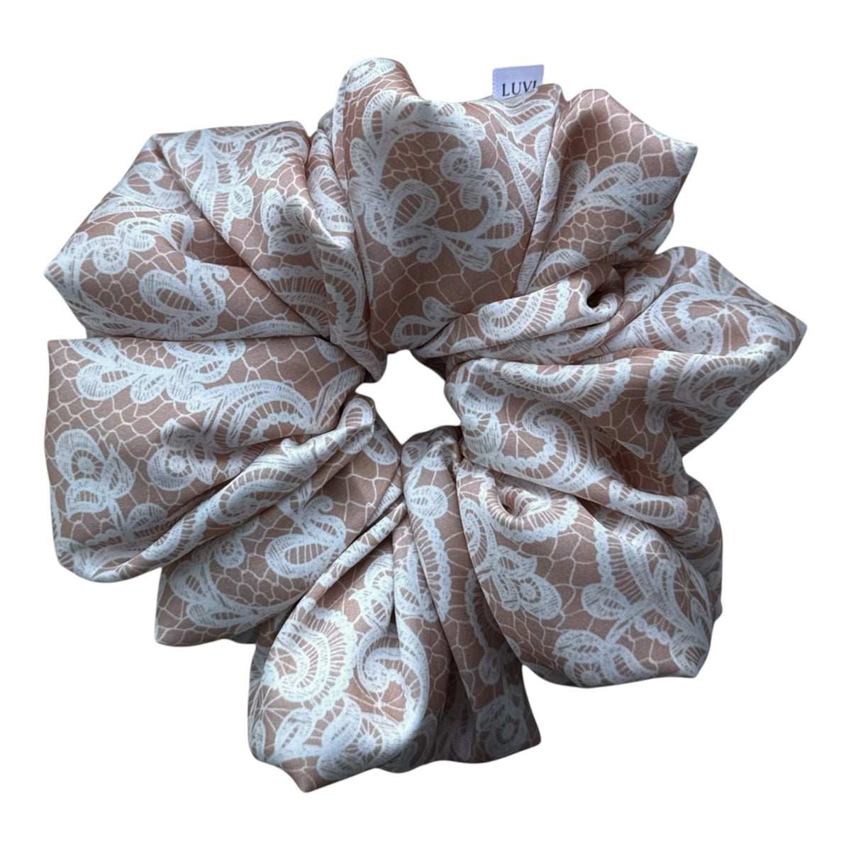 NUDE LACE SCRUNCHIE